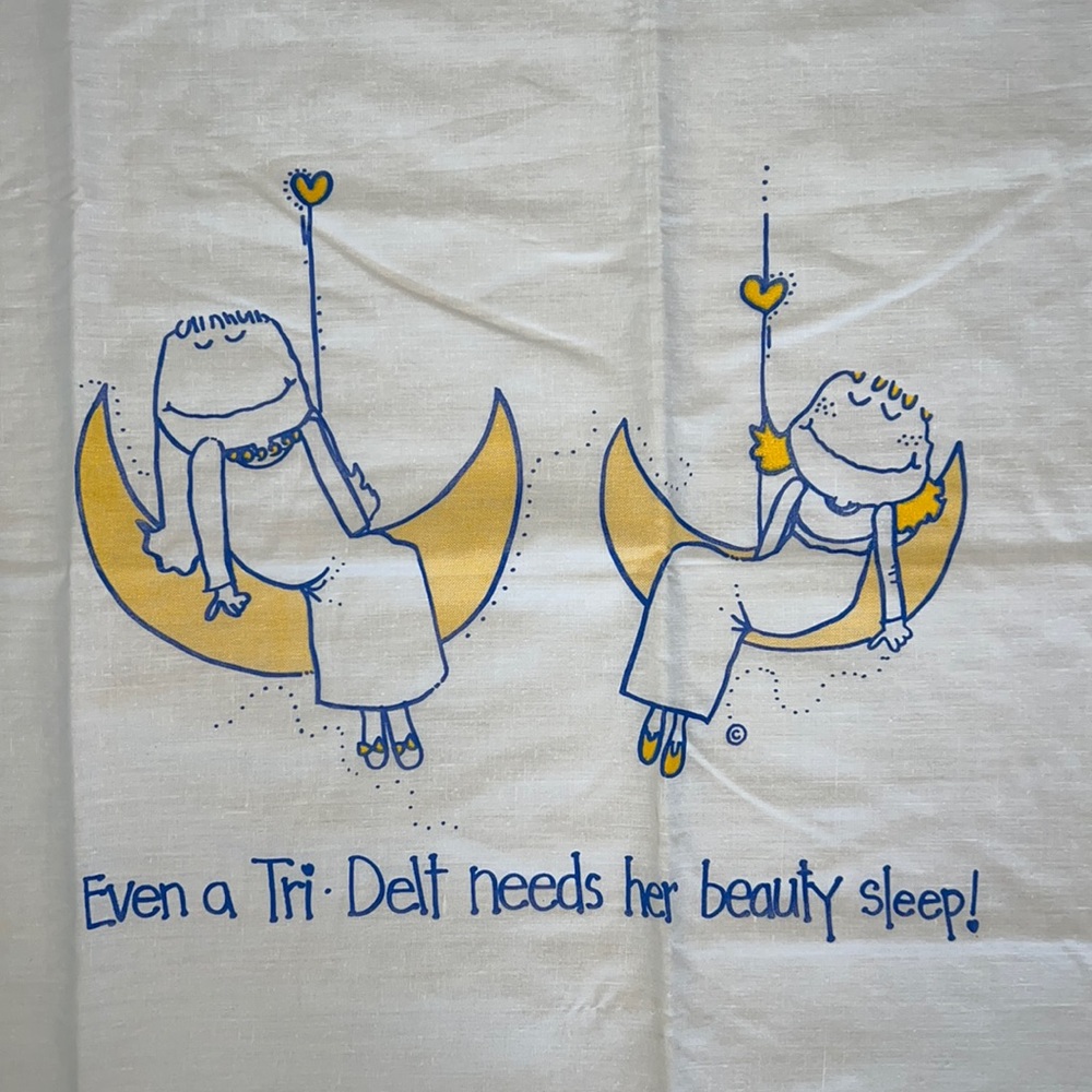 NWOT Tri Delta Pillowcase - Picture 3 of 6